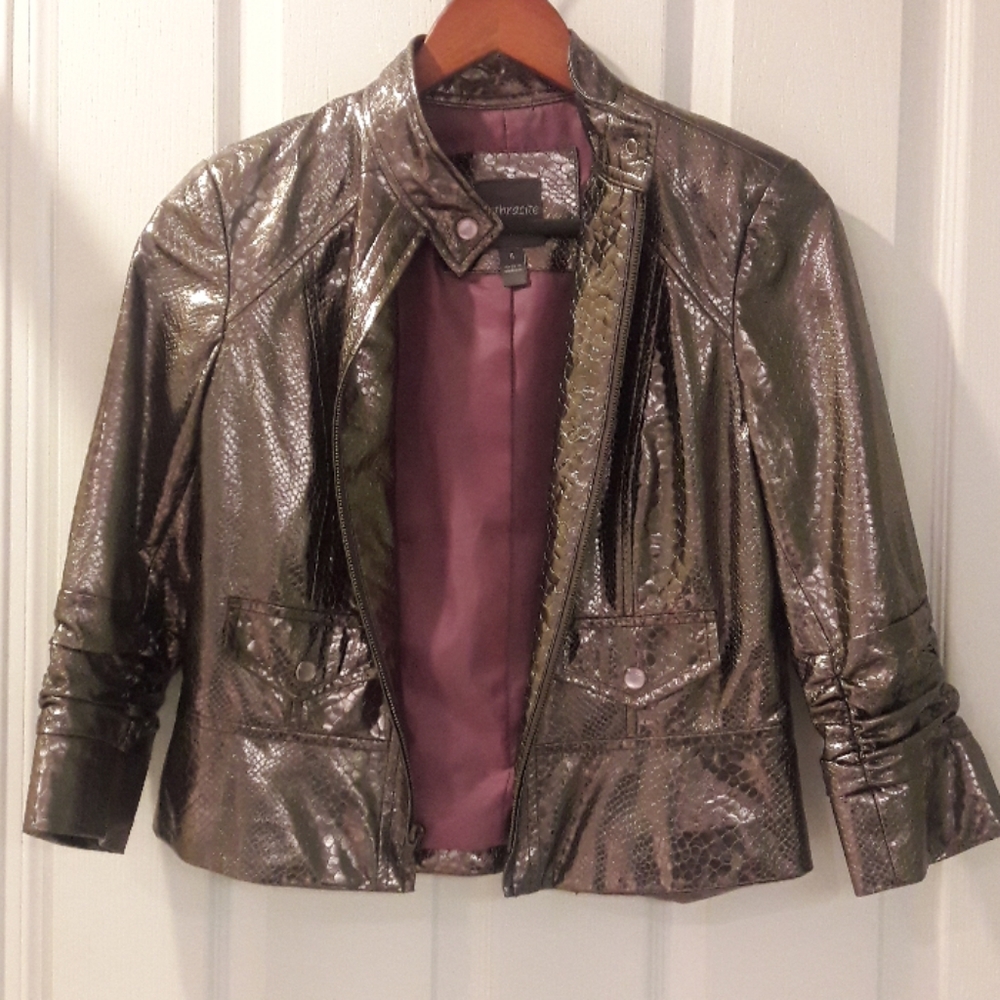 Sexy metallic jacket size 4